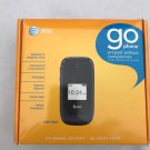 New AT&T GO PHONE with plug Z221 NIB Black Cell phone