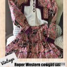 Vintage ROPER COWGIRL DRESS UP SET COWGIRL COSTUME WESTERN WEAR