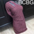 BCBG BURGUNDY BODYCON DRESS M