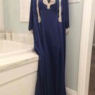 VINTAGE MAXI Blue NIGHTGOWN & ROBE
