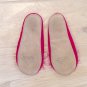 VTG Pink MARABOU FLAT SLIPPERs Princess Genie Slipper shoe Girls Costume dressup