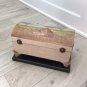 Wood TIGER MANTLE BOX Keepsake Jewelry Momentos Organizer COLLECTIBLE Animal Pri