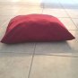 VTG Maroon RED SILK PILLOW Handmade