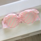 VS Victoria’s Secret PINK STRIPE BIKINI TOP 34A