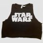H&M STAR WARS Crop Top CAMI TANK TEE Black S new Muscle tee