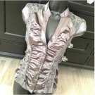 Paper Tee SILK LACE GREY DRESS TOP S