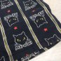 BLACK CAT MEOW PAJAMA PANTS Lingerie Loungewear PJs Sleepwear XS HALLOWEEN
