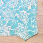 VTG GAP BLUE FLORAL WHITE SWIMSUIT Girls 10