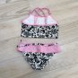 VTG BREAKING WAVES Pink Blk BIKINI Kids