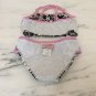 VTG BREAKING WAVES Pink Blk BIKINI Kids