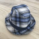 SK BEE CLUB Boys PLAID HAT Fedora Bucket