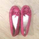Jessica Simpson PINK SUEDE MOCCASINS girls 3.5