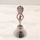 COLLECTIBLE Hollywood SOUVENIR silver KISSING BELL Camera Director Figure