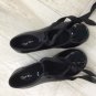 Techno BLOCH TAPS Dance Now TAP SHOES RIBBON TIE Patent Leather 11.5 N girls