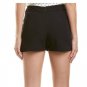 Black CROSS OVER MINI SKIRT SKIRT