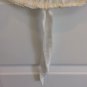 A&F Abercrombie RUFFLE TOP BLOUSE WHT L