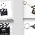 12pc Hollywood MOVIE DIRECTOR MEGAPHONE CLAPBOARD KEY CHAINS AWARDS PARTY FAVORS