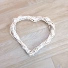 Shabby Chic TWISTED WOOD HEART WREATH