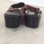 Leather Collection VTG Brown LEATHER SLINGBACK SANDALS sz 6 Vintage Shoes