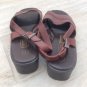 Leather Collection VTG Brown LEATHER SLINGBACK SANDALS sz 6 Vintage Shoes