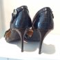DollHouse POINTY TOE HEELS Black 8 Vegan Patent Leather Shoes pumps