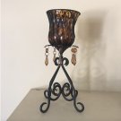 CHEETAH CANDELABRA Iron Candle Holder