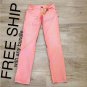 Salmon LOW WAIST STRAIGHT HIP JEAN 1 NWT