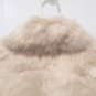 VTG Bebe WHITE FUR COAT JACKET XS