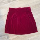 VTG Hand Made RED VELVET MINI SKIRT Vintage HOLIDAY ATTIRE christmas