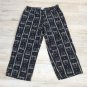 BLACK CAT MEOW PAJAMA PANTS Lingerie Loungewear PJs Sleepwear XS Cat Lover