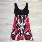 VTG Bebe BLACK KNIT TOP SILK BOTTOM DRESS S Vintage