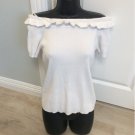 Cable & Gauge OFF SHOULDER WHITE TOP M