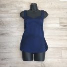 JCREW Blue SILK TOP 12 New Cami