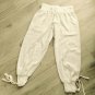 So Nikki BEACH TERRY White SWEAT PANTS Swimwear coverup XS