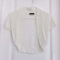 SUMMER White CROP SWEATER XS