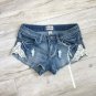 MUDD DENIM LACE JEAN SHORTS Sz 1