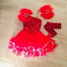 Revolution RED VELVET DANCE DRESS S Girls