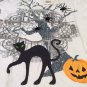 Halloween WHITE CAT SCREEN TEE Kids 7/8 Girls T-Shirt