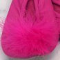 Pink MARABOU FLAT SLIPPER Princess Genie Girls