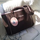 Brown Pink BABY DIAPER BAG 11x15