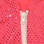 Weissman sequin Pink Hoodie Jacket girls 7/8 Girls sz IC Dance Costume