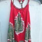 Epic Threads PAISLEY HALTER TANK TOP M Girls