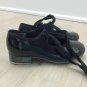 Techno BLOCH TAPS Dance Now TAP SHOES RIBBON TIE Patent Leather 11.5 girls Youth