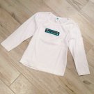 vtg New JUNIOR Girl Scout WHITE LOGO LS TEE sz S RARE! Official Uniform