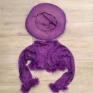 Purple SEQUIN WITCH HAT & JACKET Kids L