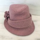 Childrens Place Pink TWEED GINHAM GIRLS HAT M 7/8 Flower Bucket Hat