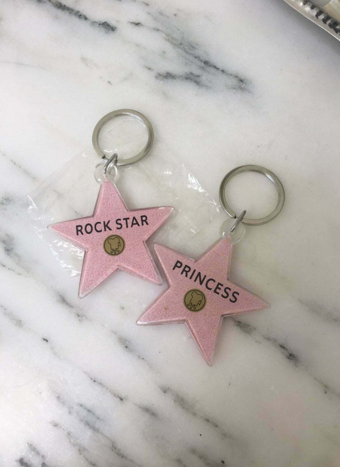 Rock Star Pink Keychain Pouch