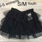 SPIRIT BLACK TUTU SKIRT S/M youth Girls / XS-S Juniors Halloween