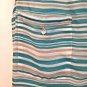 APT 9 Blue stripe Sheer Blouse M