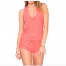LULI FAMA Romper COSITA BUENA XS Over bikini Coverup PINK COLOR NWT